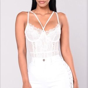 NWT - White - Lace Teddy